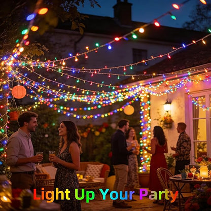 1500 LED 470FT Christmas Lights Outdoor, Christmas String Fairy Lights with Timer & Memory, Waterproof 12 Modes Dimmable Twinkle Tree Lights for Home Patio Wedding Party Yard Xmas Decor, Multicolor