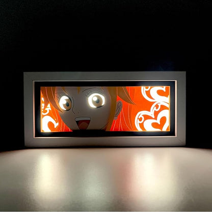 Nami Light Box - One Piece – Anime Lamp Figure Night Light – 3D Anime Room Décor Gift for Otaku