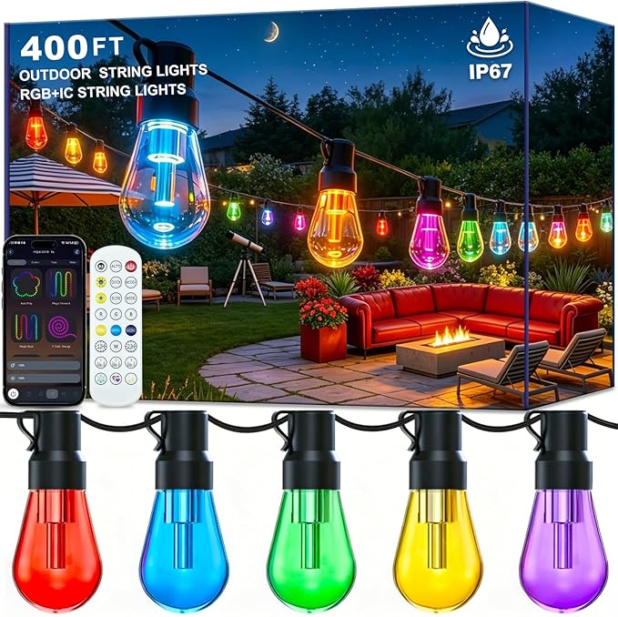LETIANPAI 400FT Outdoor Lights
