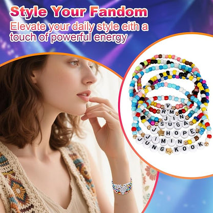 for Merch Bracelet for Fans - Friendship Jewelry Gift Set(7 Pack) Birthday Gifts, Concert Accessories,Cosplay Merchandise for Fans