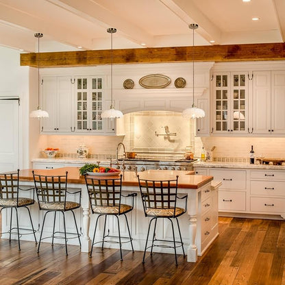 XZHGCEE Vintage Pendant Light Fixtures: Milk Glass Pendant Lights Kitchen Island, White Milk Glass Pendant Light Fixture for Bedroom Dining Room