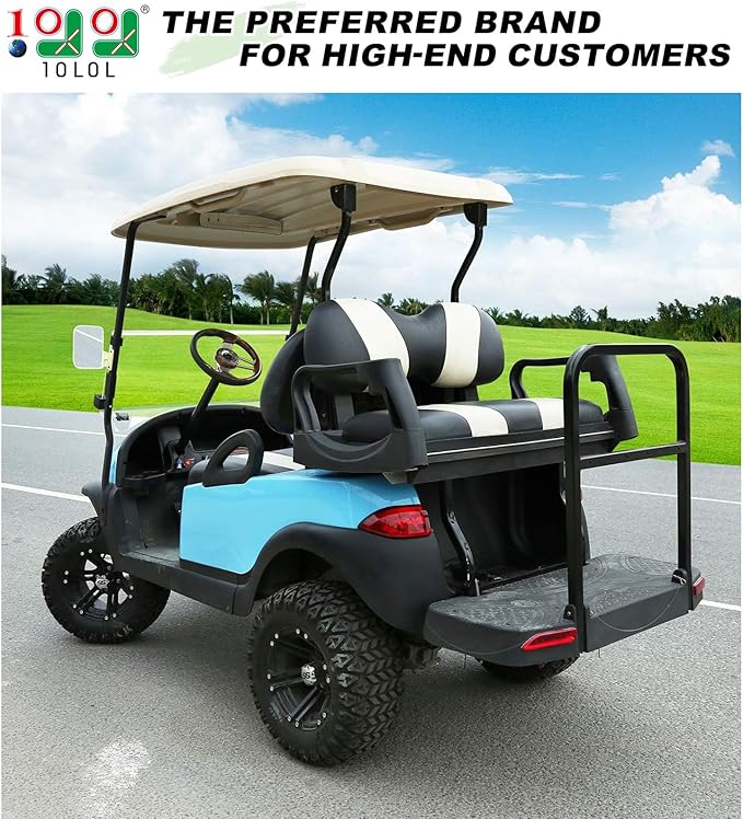 10L0L Deluxe Golf Cart Light Kit for Club Car Precedent 2004-2019, 12V Street Legal Light Kit with Headlight Taillight Turn Signals Switch Horn Brake Pad Hazard Lighting Function