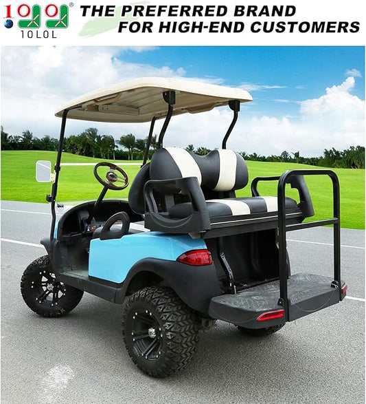 10L0L Deluxe Golf Cart Light Kit for Club Car Precedent 2004-2019, 12V Street Legal Light Kit with Headlight Taillight Turn Signals Switch Horn Brake Pad Hazard Lighting Function