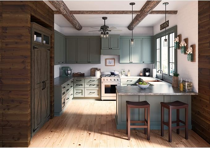 Hunter - Hartland 1-light Noble Bronze, Mini Pendant Light, Dimmable, Casual Style, Cylinder Shaped, for Bedrooms, Kitchens, Dining, Living Rooms - 19013