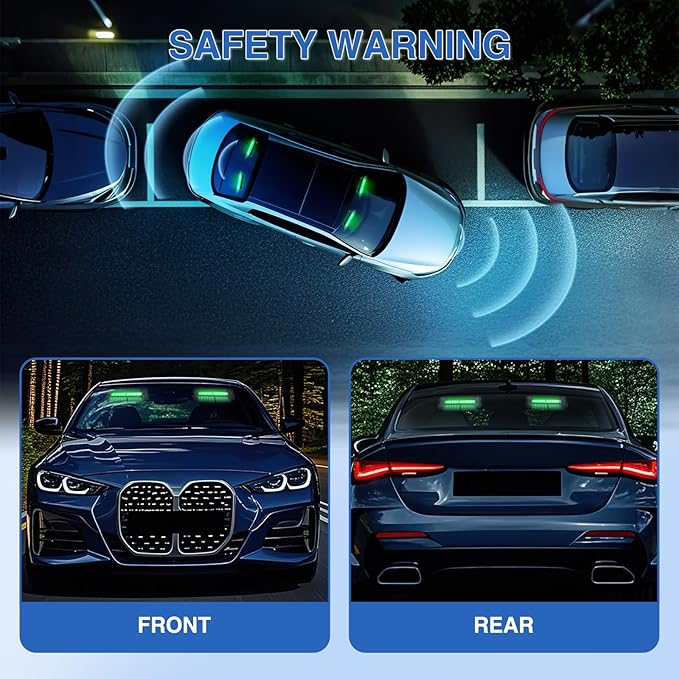 Nilight 24LED Emergency Strobe Traffic Advisor Light Bar 2 in 1 Green Dash Warning Safety Flashing Lights Front/Rear Windshield Construction Lights for Trucks Cars Plow Police Firefighter Vehicles