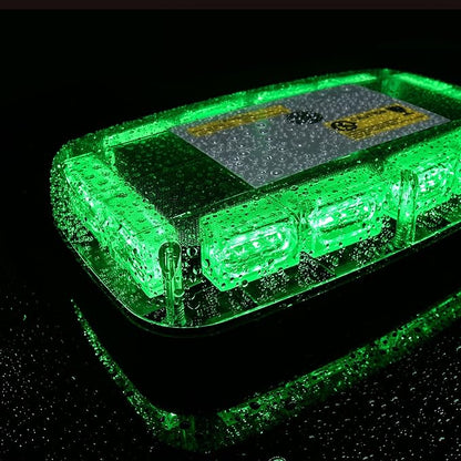 Nilight 12 Inch Roof Top Strobe Lights 48LED Hazard Light Emergency Safety Warning LED Flashing Bar Magnetic Mount 12V 24V Cars Trucks Tractors Snow Plows Construction Vehicles