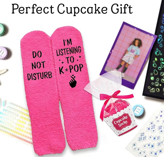 Kpop Merch - Unique Kpop Gifts for Girl, Teen - Cute Korean Socks - Christmas Gifts, Stocking Stuffers for Women