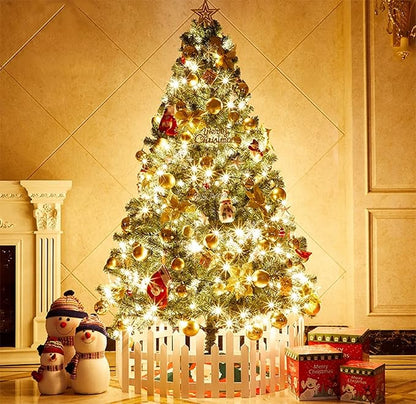 MAGOTAN Christmas Lights, Battery Operated String Lights 18ft 50 LED 8 Modes LED Mini Lights with Timer for Christmas Tree Wreath Party Home Indoor Outdoor Decor, Waterproof, Warm White