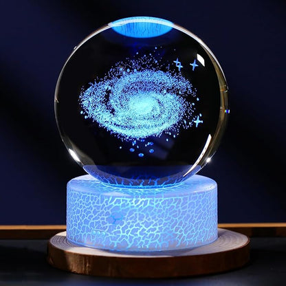 80mm Crystal Ball 3D- Collectible Figurines (Galaxy)