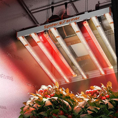 Spider Farmer SUPP-R30 Red LED Grow Light Bars 23.6" Long, 660nm Deep Red Supplemental Light for Indoor, Grow Tents