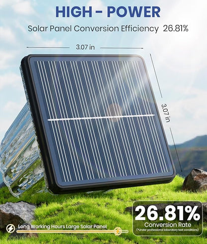 12-Pack Super Bright Solar Pathway Lights Outdoor Powered,Adjustable Warm&Cool White,Waterproof IP65 Solar Garden Decor Landscape Lighting Outside for Front Yard/Patio/Walkway/Driveway/Lawn/Path Light