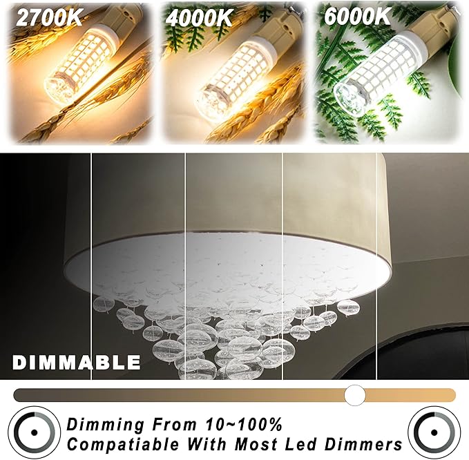 ALIDE E12 Kx-2000 60W C7 Dimmable Led Candelabra Bulbs Equivalent, 4000K Natural White T6 110V 120V Small Base E12 LED Bulbs 6W for Ceiling Fan Salt Lamp Chandelier Lighting,600lm,8Pack
