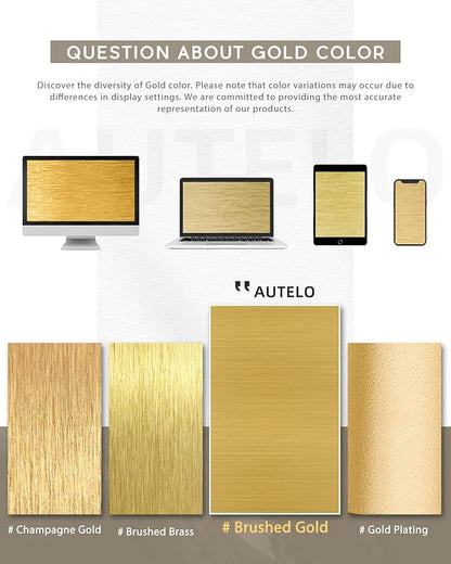 AUTELO Gold Pendant Lights, 1-Light Pendant Lights Kitchen Island in Brushed Gold Finish with Milky White Globe Glass, Mid Century Pendant Light Fixtures, Gold Hanging Lights for Kitchen H9376 MGBG