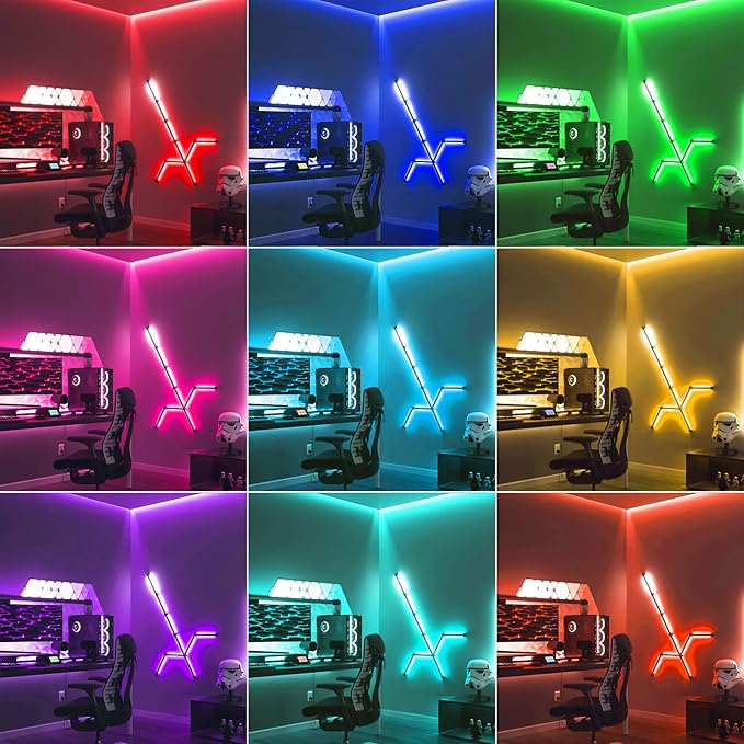 JOYLIT 32.8FT COB RGB LED Strip Lights 24V 8400LEDs High Density Dotless Super Bright IP20 Non Waterproof LED Tape 14W/M Dimmable Color Changing Light Strip for Home, Commercial (LED Strip Only)