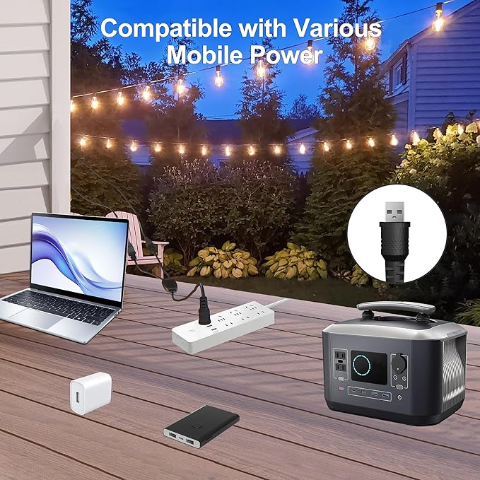 BLIATLUS 120FT Solar String Lights Outdoor Waterproof with Remote Control 30+2 Shatterproof LED ST38 Bulbs for Porch Garden Market Bistro Patio Backyard Fence