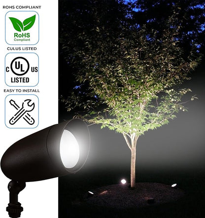 1-Light Landscape Flood Light Fixtures - 50W Halogen Light Fixture - Outdoor Light Fixture - Ceiling Mount - Dark Bronze Finish; OL-77910
