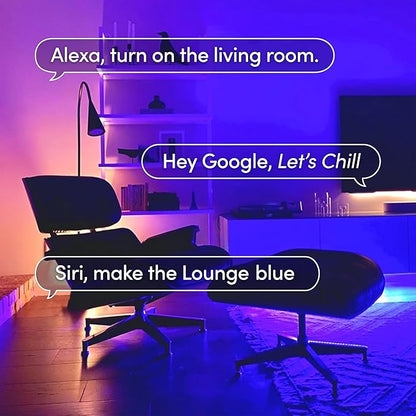 LIFX Supercolor Smart LED Strip Lights 10ft (120" Kit), Color Changing Multizone RGB + Tunable White, 24 Color Zones, 2.4GHz, No Hub, Apple HomeKit, Alexa & Google Home, Music Sync, Dimmable