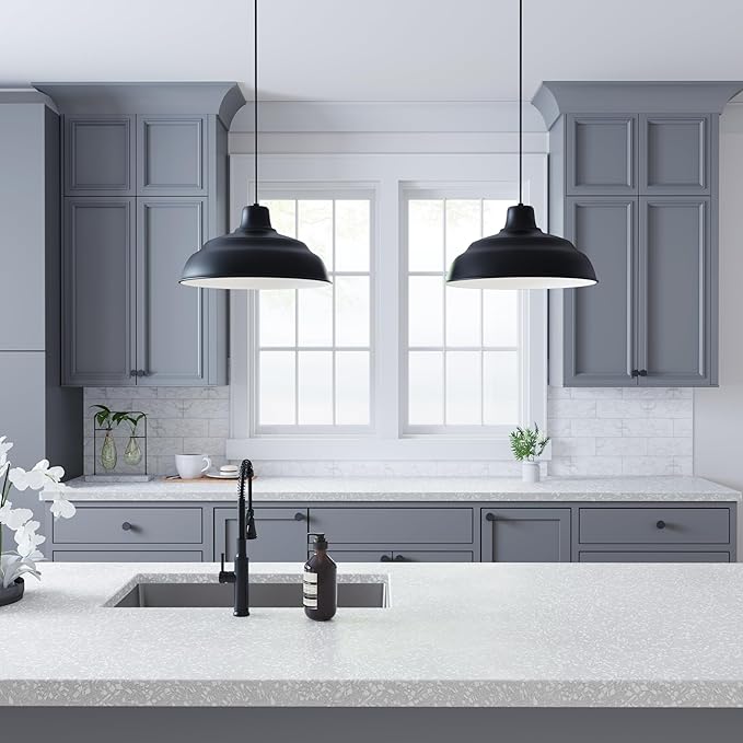ML Lighting RWHC17-SB Traditional, Satin Black