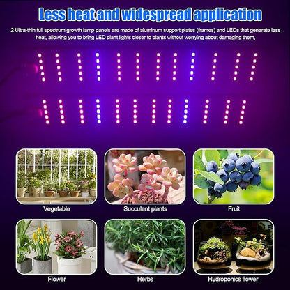 Grow Light for Indoor Plants, USB LED Grow Lamp, Waterproof Grow Light with 3/6/12H Timer Switch for Indoor Plants Seeding Veg Flower Growing Lamp