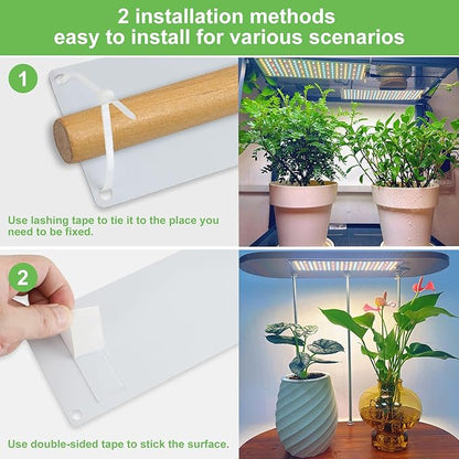 Grow Lights for Indoor Plants,644 LEDs Ultra-Thin Panel Full Spectrum Plant Lights for Indoor Growing,10 Dimmable Levels for led Grow Lights for Seed Starting,Auto On Off Timing 3 9 12Hrs(4pcs)