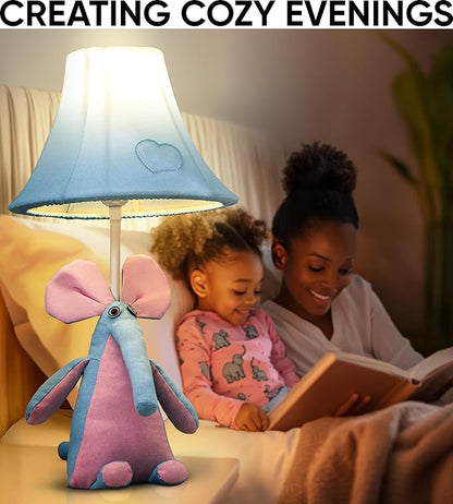 Elephant Kids Lamp for Boys Bedroom - 18", Animal Lamp for Kids Room - Christmas Gifts, Birthday Gifts for All Ages: Toddler Girls, Children, Grandkids 3 4 5 and Up Years Old, Sister Brother, Sibling