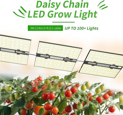 FARMLITE Grow Light for Indoor Plants Grow Light Full Spectrum Led Grow Lights Growing Lamp Daisy Chain Dimmable (400Watts)