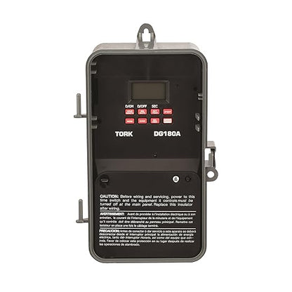 NSi DGS Series Signaling and Duty Cycle 24 Hour Time Switch with 1 Channel, 120-277 VAC 50/60 Hz Input Supply, DPDT Output Contact (DG180A)