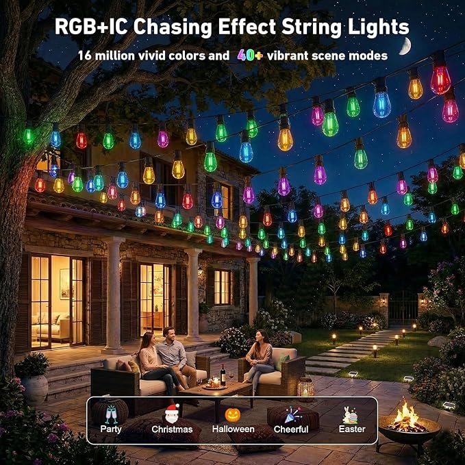 LETIANPAI 400FT Outdoor Lights