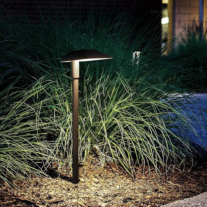 LEONLITE Anti-Glare Low Voltage Pathway Lights, 5W Wired LED Landscape Path Lights, Aluminum IP65 Outdoor Landscape Lighting for Walkway Yard, 5000K Daylight, ETL, Pack of 6