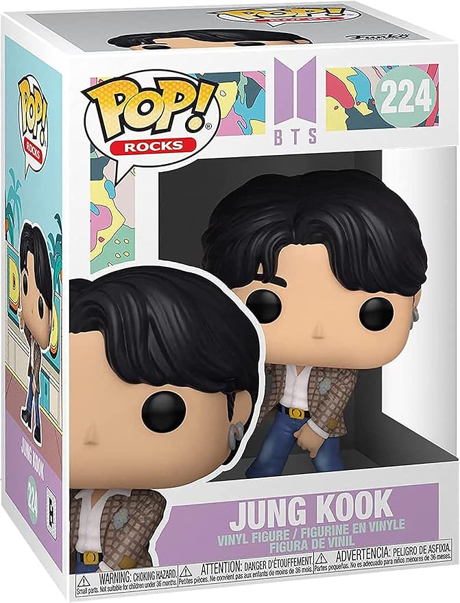 Funko POP Rocks: BTS - Dynamite - Jungkook, Multicolor, Standard
