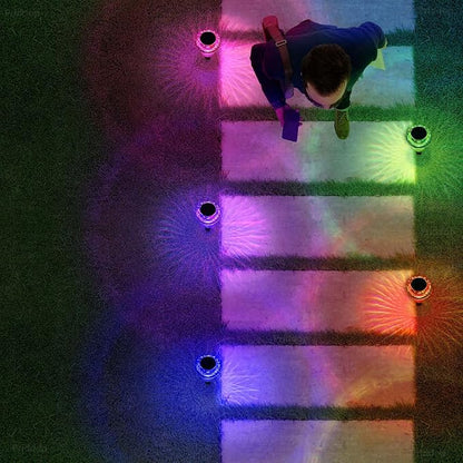 Priddop Solar Lights Outdoor Pathway Waterproof 12 Pack Color Changing LED Acrylic Mushroom Decorative Garden Lights for Yard Landscape Patio Outside Decorations