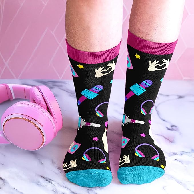 Kpop Merch - Unique Kpop Gifts for Girl, Teen - Cute Korean Socks - Christmas Gifts, Stocking Stuffers for Women