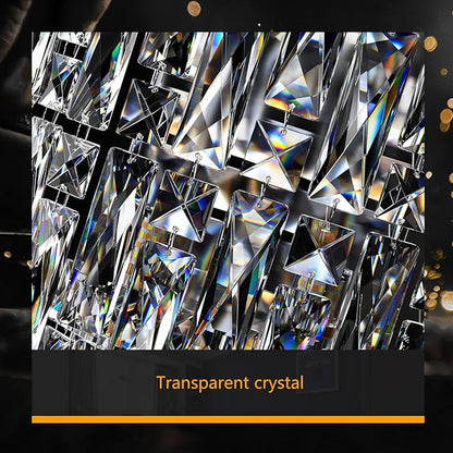 Wall Sconces,Modern Crystal Wall light Fixtures Indoor Luxury Chrome Wall Lamp,K9 Acrylic Crystal Drops Wall Lamp,Elegant Wall Lighting for Bedroom Bathroom Hallway Living room Mirror Bedside
