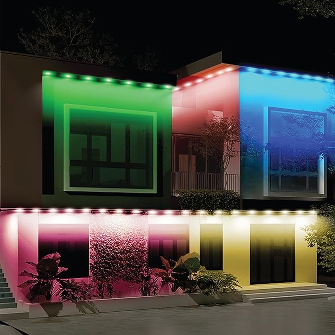 Feit Electric 25FT Extension Only, Outdoor Permanent Lights, RGB + Tunable White, Compatible with SL50-30/RGBTW/AG & SL100-60/RGBTW/AG, SL50-30RGBTWAG/25EXT