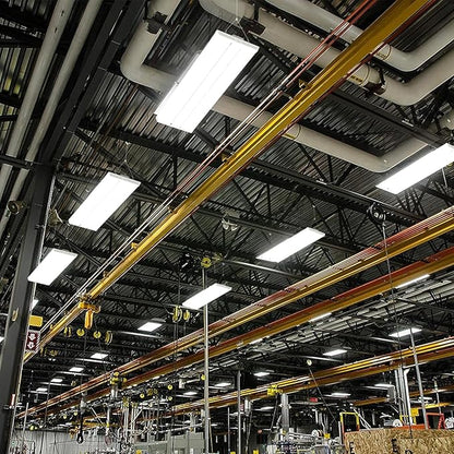 2FT 200W LED Commercial Linear High Bay Light 28000LM[Eqv.960W MH/HPS],AC100-277V【Driver Equipped】 5000K,Linear Hanging High Bay Light-2Pack