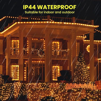 Dailyart Fairy Lights Plug in, 1000 Led Fairy Lights with Remote 75Ft Super Long Warm with Timer Small Twinkle Light Waterproof String Light for Bedroom Outdoor Indoor,Gold Wire