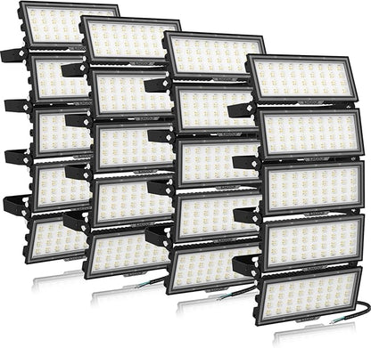 2000W LED Stadium Lights Outdoor Flood Lights 260000LM Super Bright LED Arena Flood Light 6500K IP67 Waterproof 100-277V Commercial Sport Field Light for Sport Fields, Courts