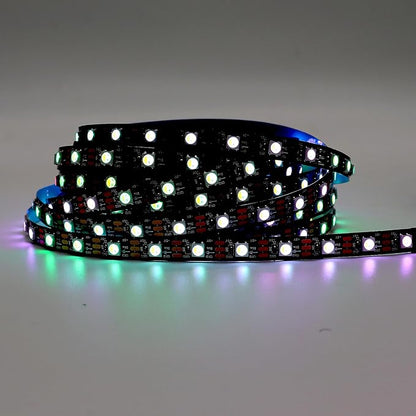 DC5V SK6812 (Similar WS2812B) RGBW RGB+Warm White LED Strip Light 60leds/Pixels/m Individually Addressable 4Color in 1LED Dream Color(16.4ft(5m) 300leds, IP30) (No Adapter or Controller)