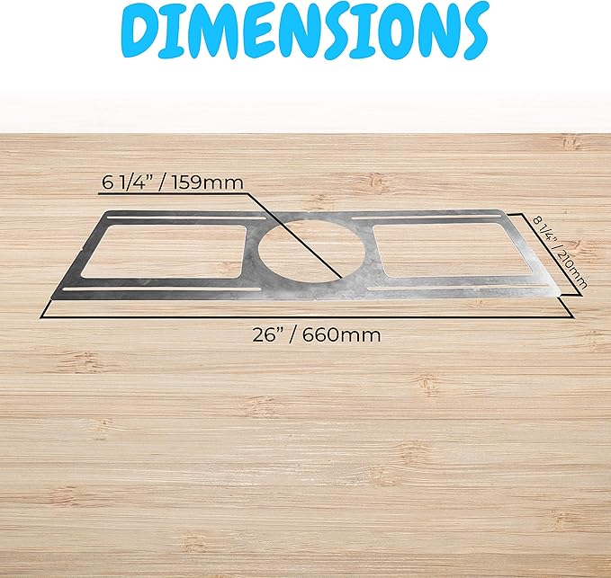 OHLECTRIC 6 Pack – New Construction Mounting Plate for 6 Inch LED Downlight – Slim Steel Rough in Plate/Bracket – Made of Galvanized Steel Recessed LED Light Plate -Slim Light Kit Bracket