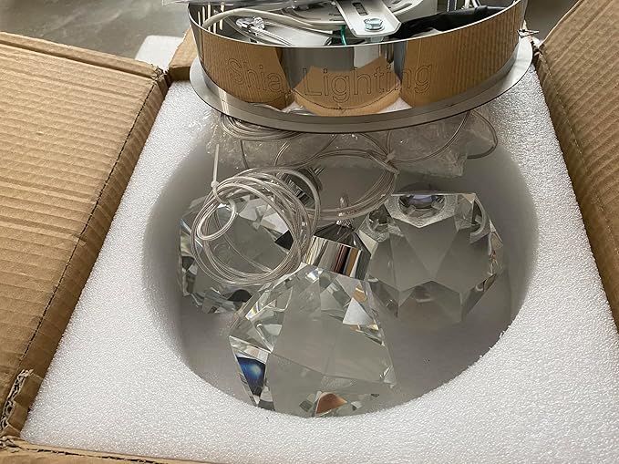 3-Lights Pendant Lights Kitchen Island Mini Chandelier,Modern Silver Pendant Light with Remote Control,Hanging Light Fixture for Dining Room Hallway