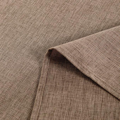 Hiasan 2 Pack Faux Linen Rectangle Tablecloth - Wrinkle and Stain Resistant Washable Table Cloth for Kitchen Dining Room Holiday Table Cover for Dinner, Khaki, 70 x 120 Inch