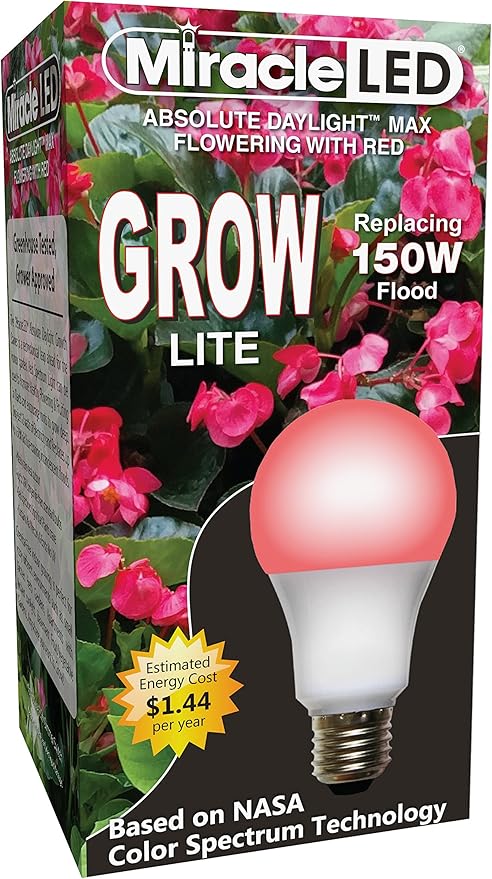 Miracle LED 604586 Ultra Grow Red Spectrum LED Grow Light Replaces 150W