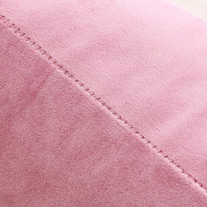 NiNi ALL Decorative Throw Pillow Covers Velvet 22x22 Inch Pack of 2 Pink Cushion Covers Soft for Couch Sofa Bedroom Living Room Outdoor