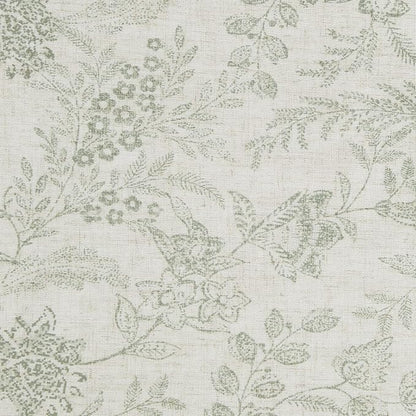 jinchan Floral Kitchen Curtains for Windows 30 Inch Farmhouse Linen Blend Tier Curtains Light Filtering Botanic Small Window Drapes for Bedroom Living Room Rod Pocket 2 Panels Sage Green on Beige