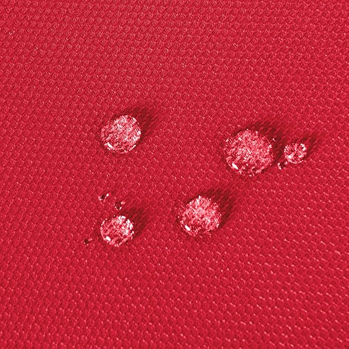 Hiasan 60 X 120 Inch Rectangle Textured Tablecloth - Waterproof Spillproof Antiwrinkle Jacquard Table Cloth for Kitchen and Dining Dinner, Outdoor Picnic, Holiday and Parties, Red