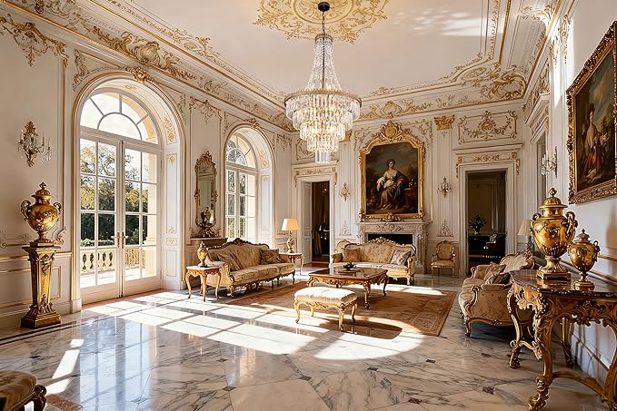TOCHIC French Empire Crystal Chandelier Modern Farmhouse Chandeliers Ceiling Light for Foyer Entryway High Ceiling Vintage Antique Bronze Chandelier Light Fixture for Dining Living Room 24" D