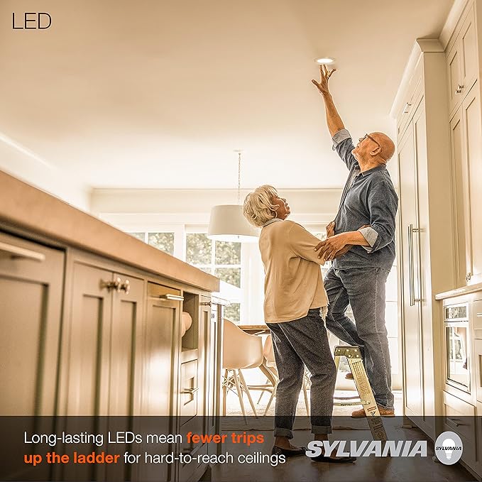 Sylvania LED 4" Slim Microdisk, Junction Box Recessed Downlight Kit, 13W, Dimmable, 5 CCT Color Select (2700K / 3000K / 3500K / 4000K / 5000K), 90 CRI - 1 Pack (61404)
