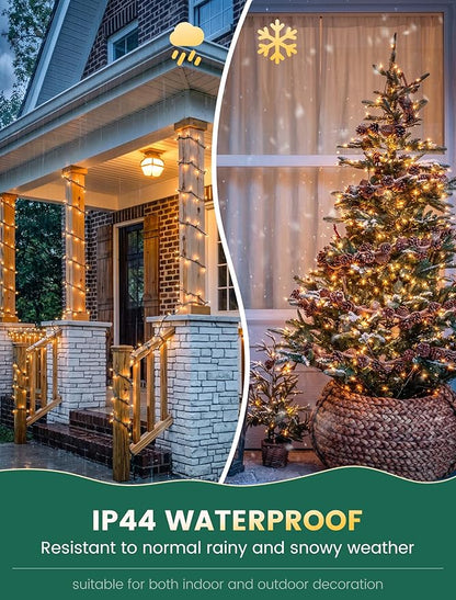 Christmas Lights 35 Count 9.8FT Clear Christmas Lights Incandescent String Lights Plug in Mini Christmas Tree Lights for Indoor Outdoor Xmas Birthday Wedding Festival Decoration,Warm White