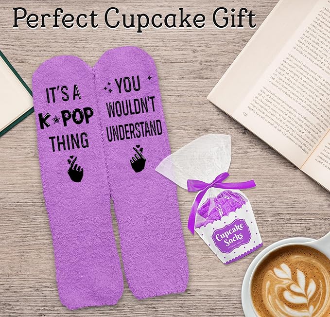 Kpop Merch - Unique Kpop Gifts for Girl, Teen - Cute Korean Socks - Christmas Gifts, Stocking Stuffers for Women