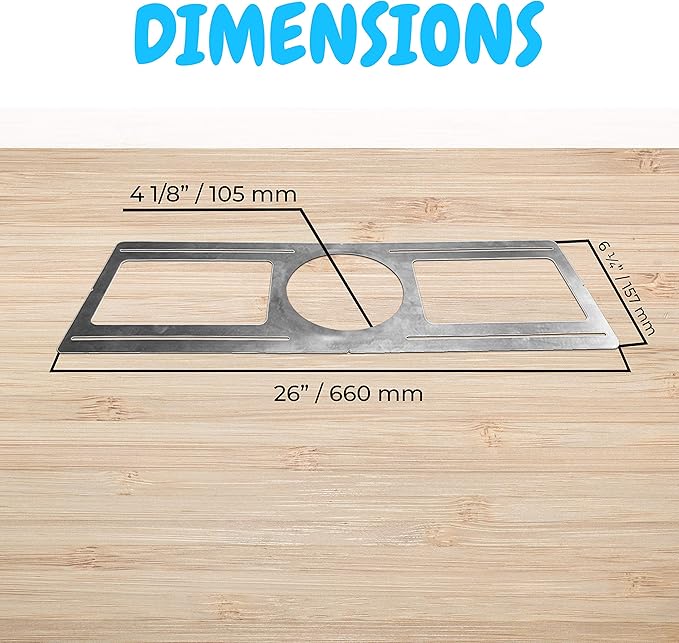 OHLECTRIC 6 Pack - New Construction LED Mounting Plate for 4 Inch Downlight - Slim Steel Rough-in Plate/Bracket - Galvanized Steel Recessed LED Light Bracket
